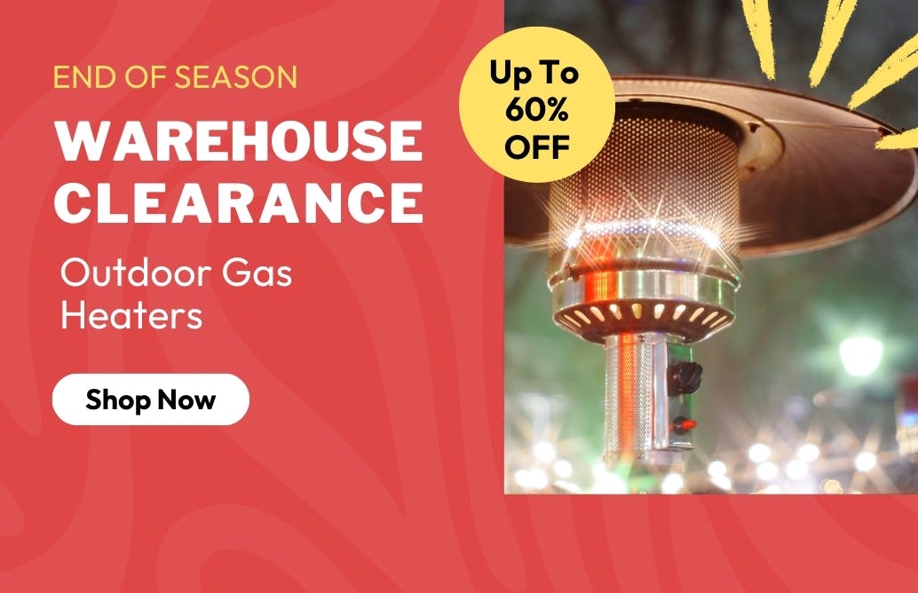Heaters Warehouse Clearance Sale 