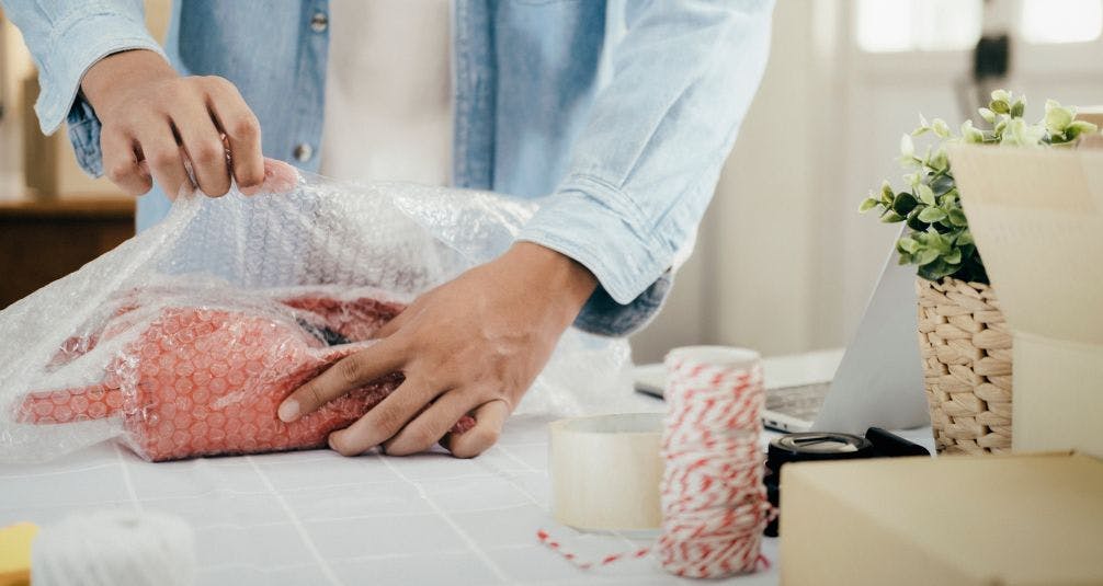 Bubble wrap Reuse for Future Deliveries