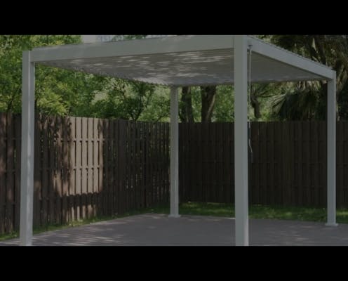 Ares 3x3 White pergola Black Friday Sale