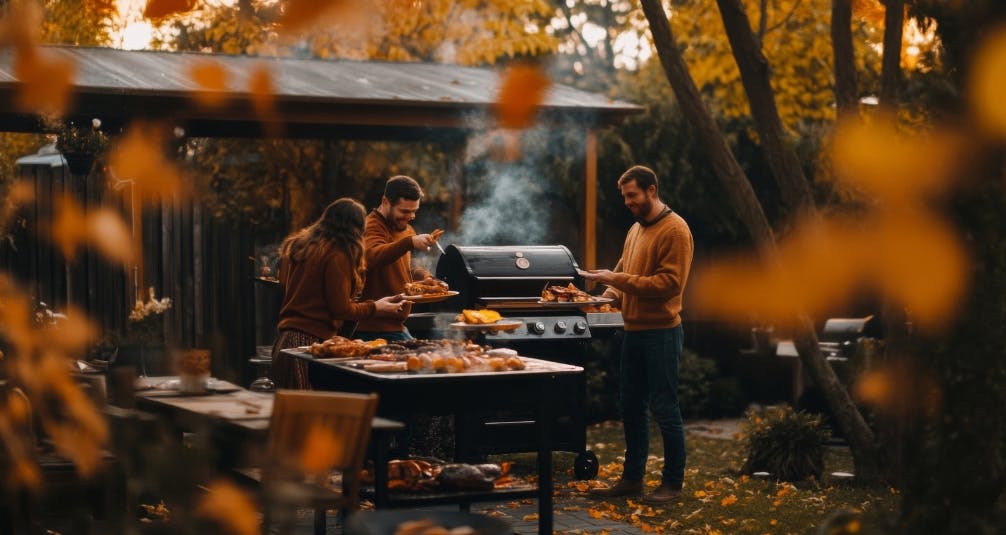 Winter BBQ Garden 