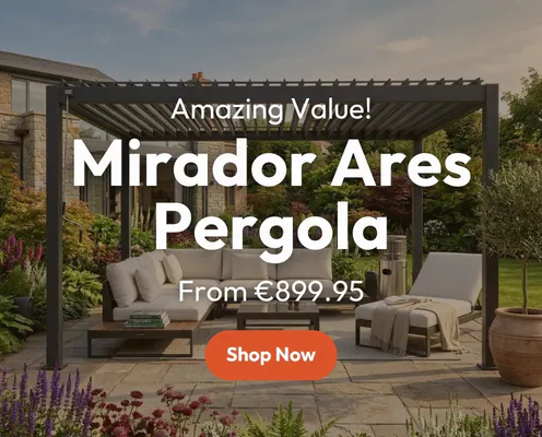August End of Season Sale - Ares Pergola - Outdoor Living Ireland
