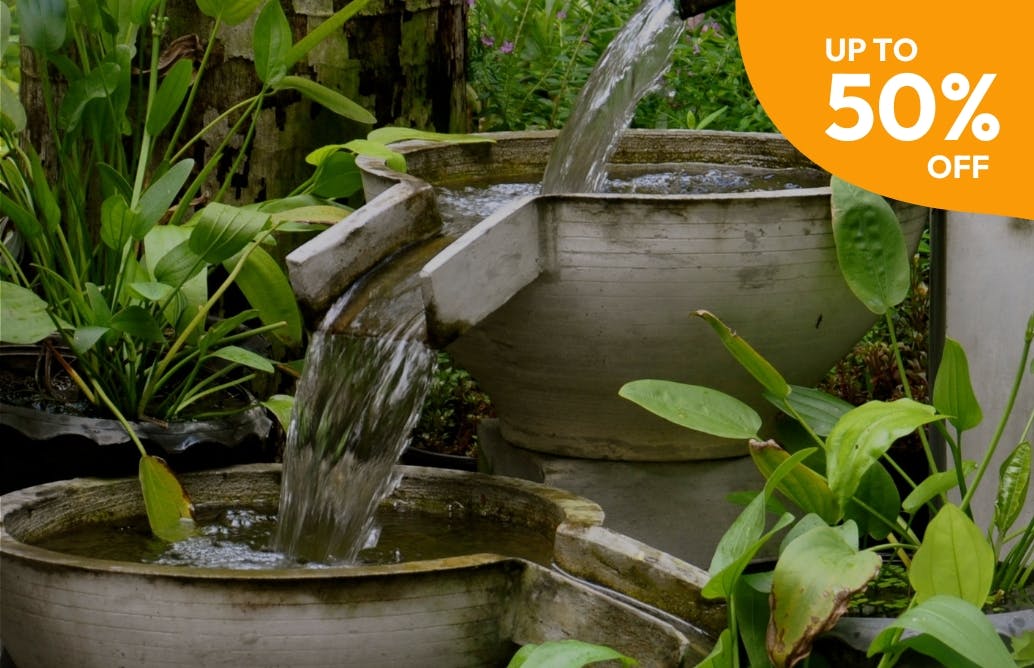 June Summer Sale Water Features Desktop