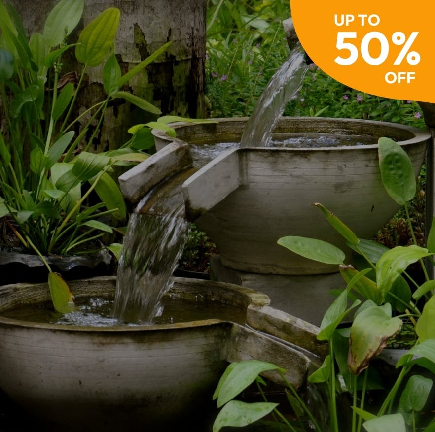 June Summer Sale Water Features Desktop