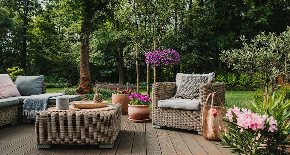 garden furniture built for Irish weather: rattan furniture
