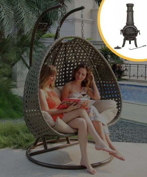 Hanging Chairs free Chiminea