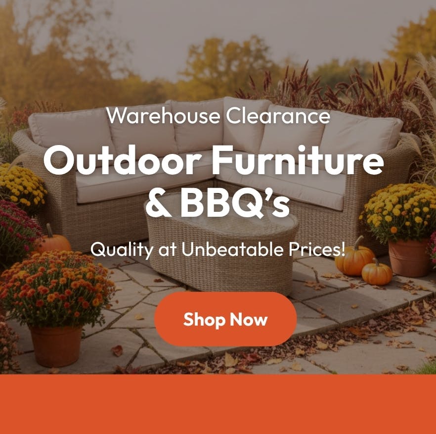 October Clearance Autumn Garden Furniture and BBQs
