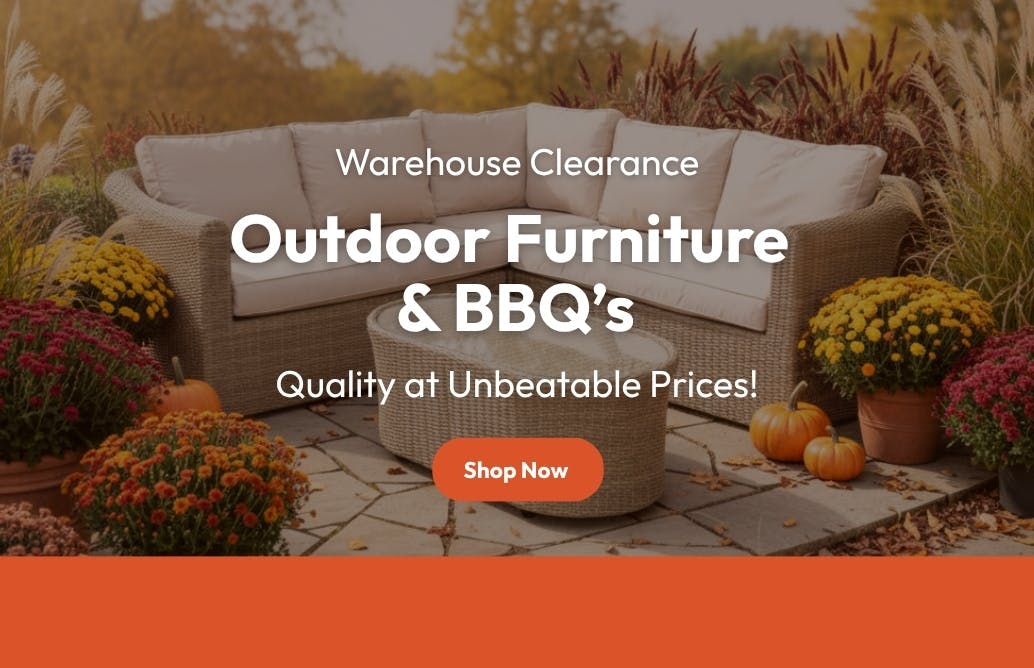 October Clearance Autumn Garden Furniture and BBQs