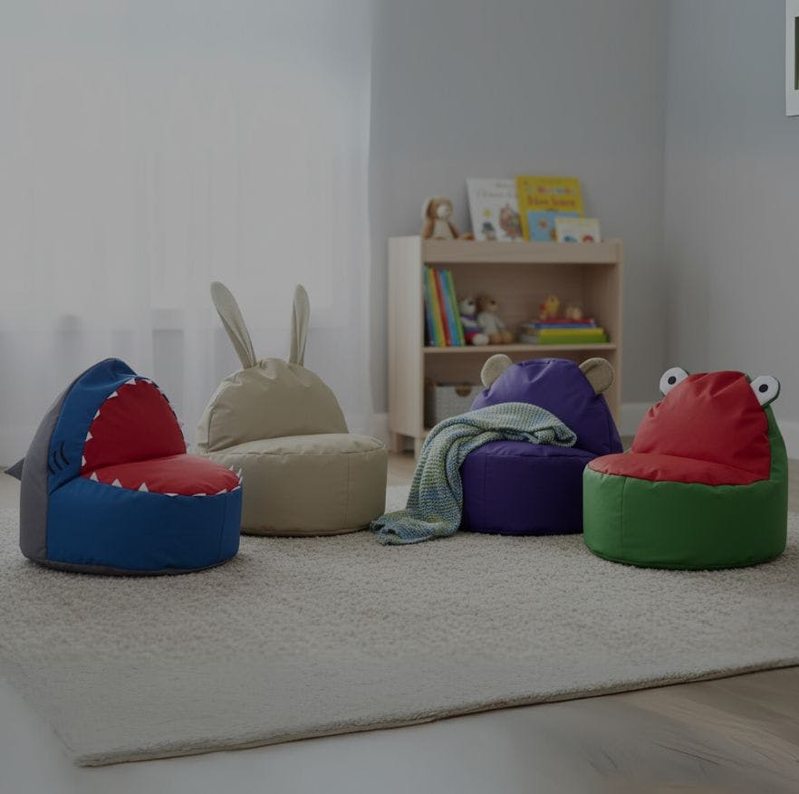 Children Beanbags shaped like Animals 