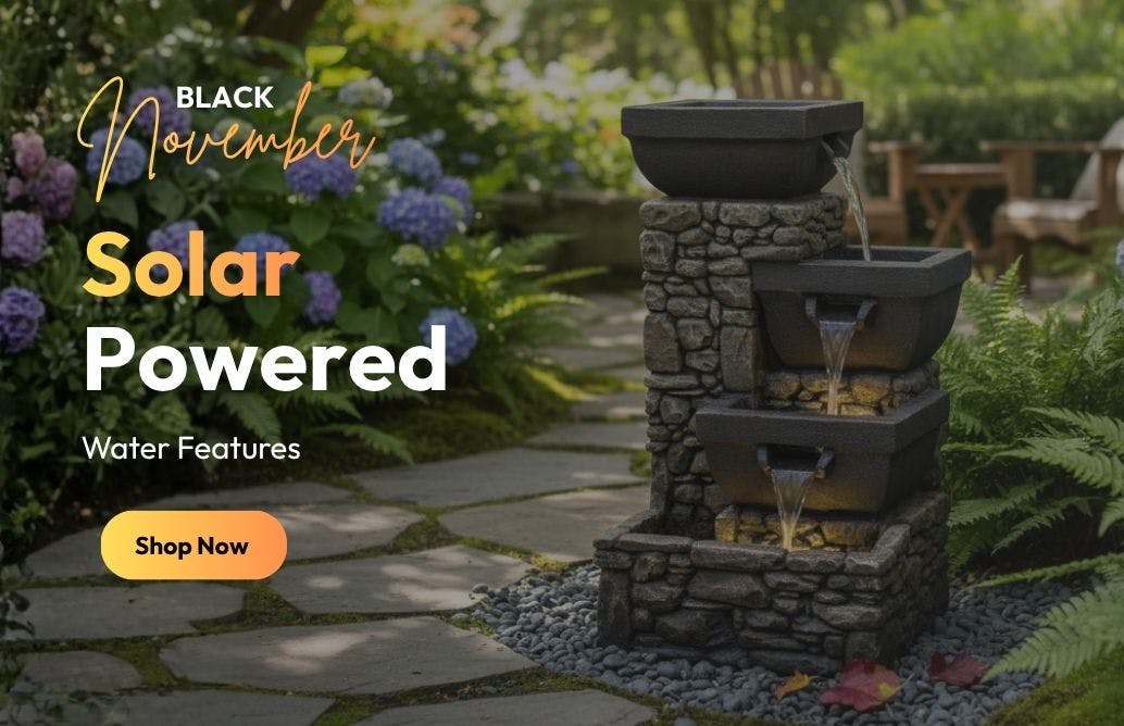 Solar Powered Water Features