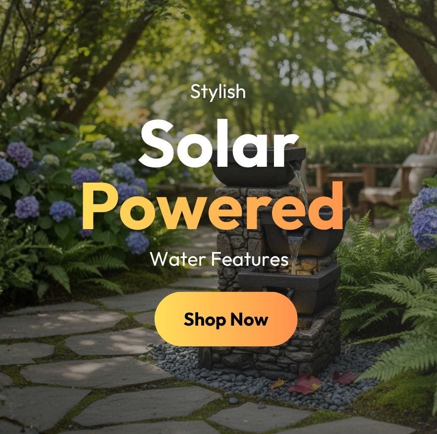 Solar Powered Water Features