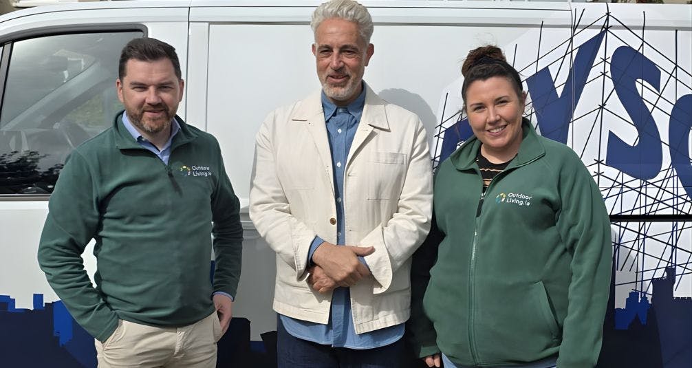 DIY SOS Outdoor Living Team On Site