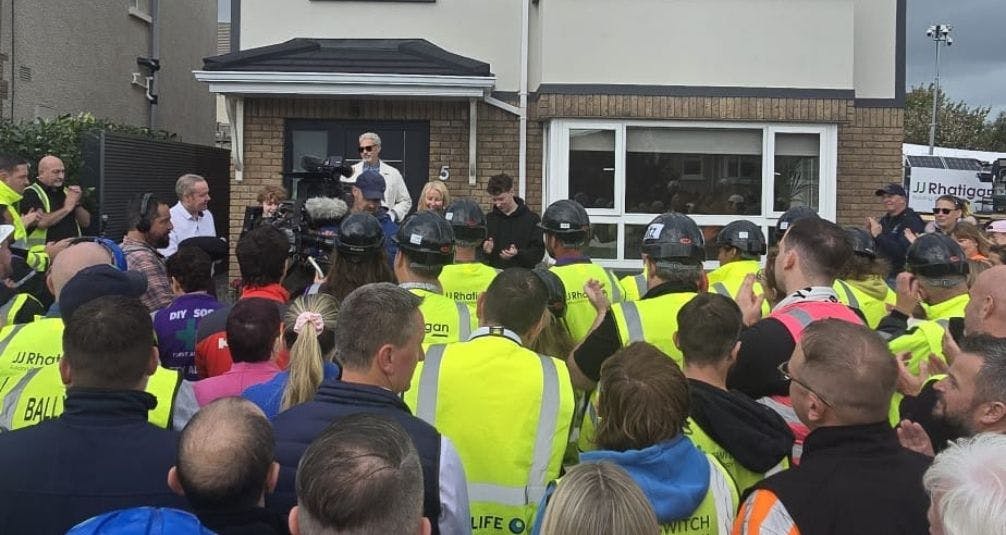 DIY SOS Outdoor Living Team On Site