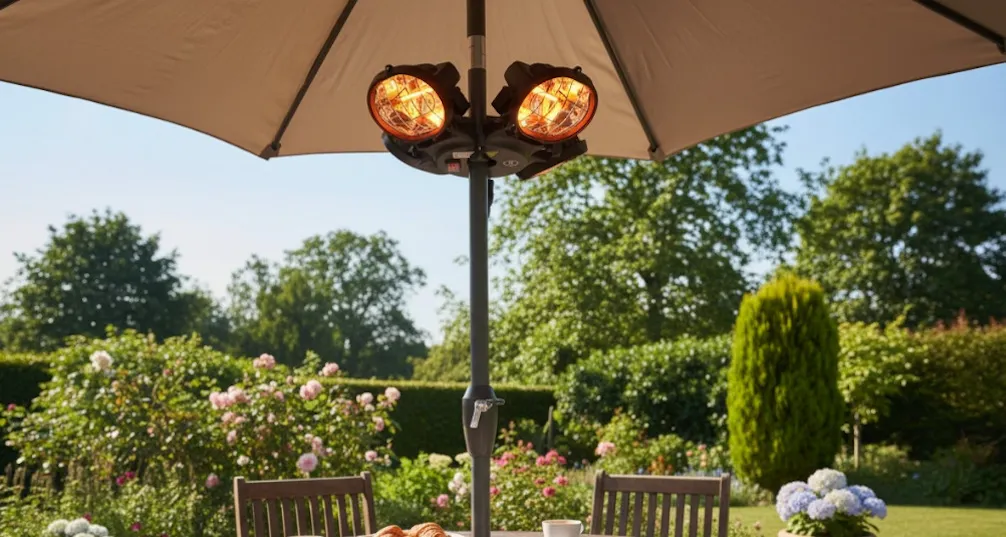 Saturn IP20 Parasol Heater – 1800 Watt