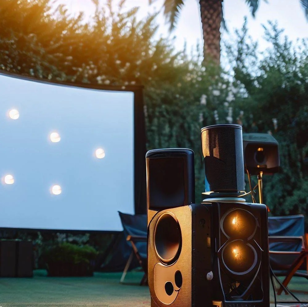 speakers for outdoor cinema 