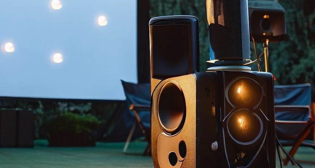 speakers for outdoor cinema