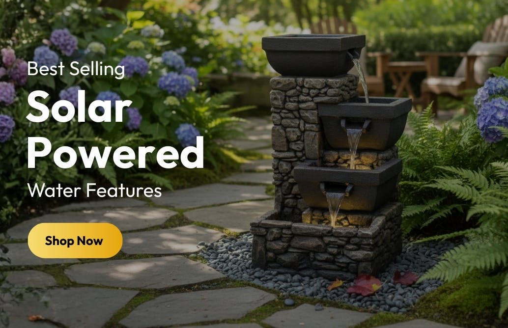 Solar Powered Water Features