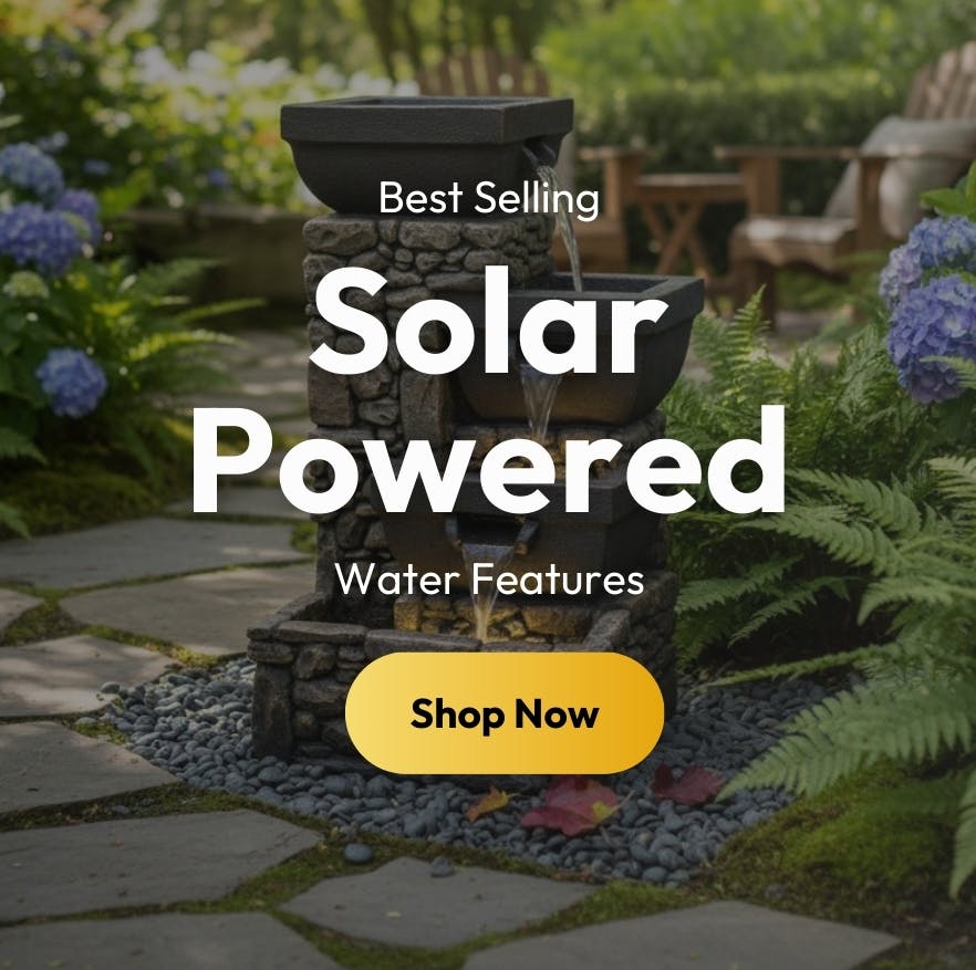 Solar Powered Water Features