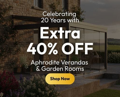 Extra 40 Percent Off Verandas and Garden Rooms