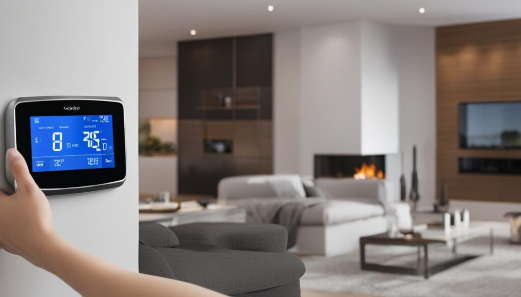 Smart-Thermostats in living room