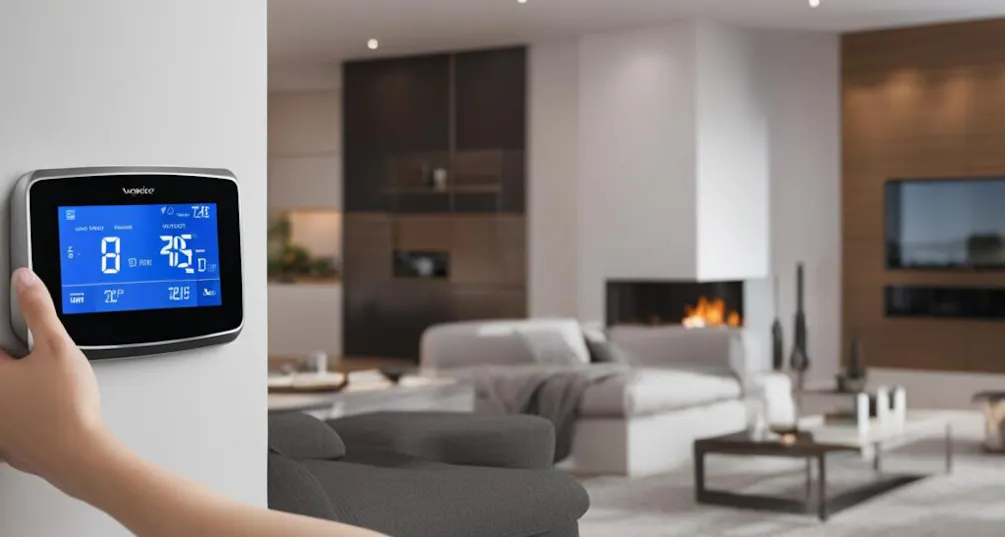 Smart-Thermostats in living room