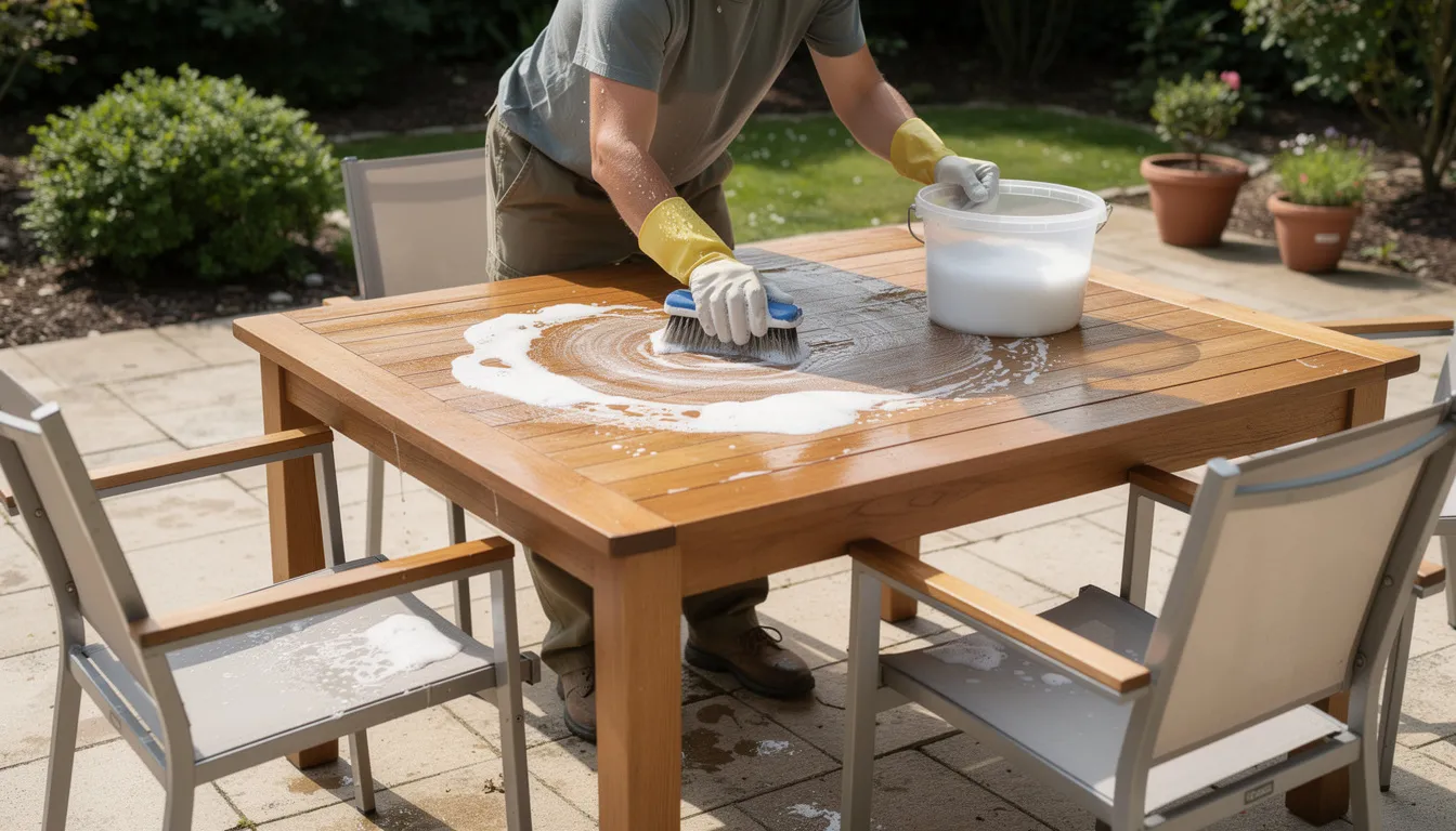 cleaning and maintenace of outdoor furniture