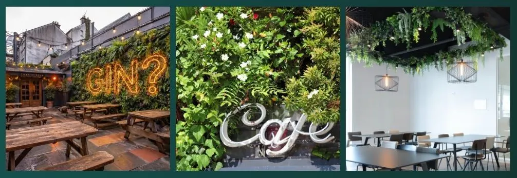 Artificial Plant Wall - Commercial Space