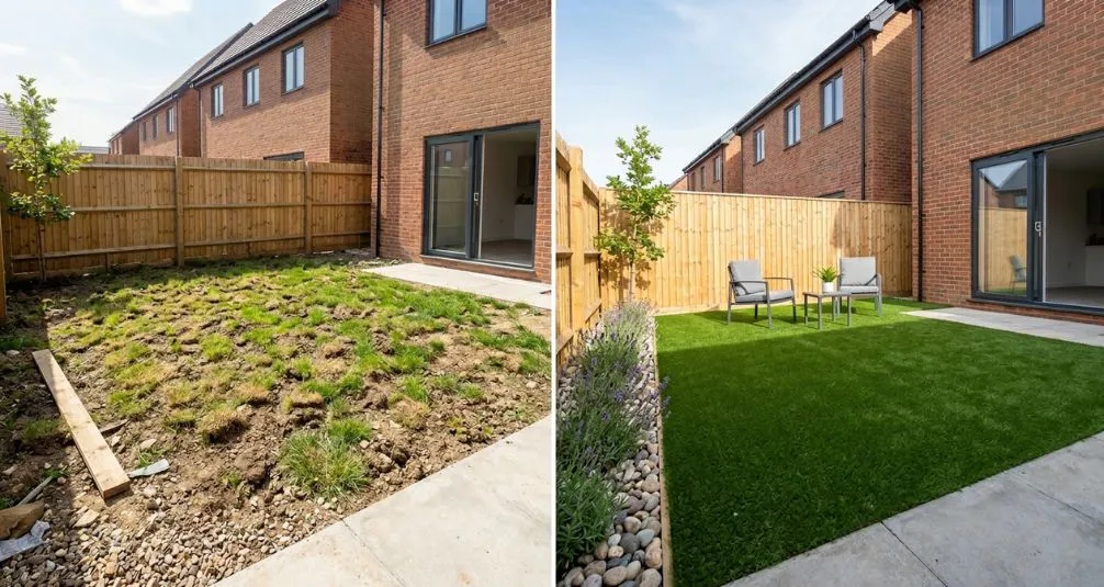 Premium Artificial Grass - New Build Homes Ireland