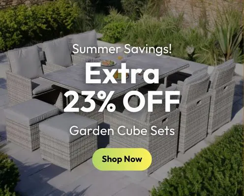 Cube Sets Summer Sale Garden Furniture