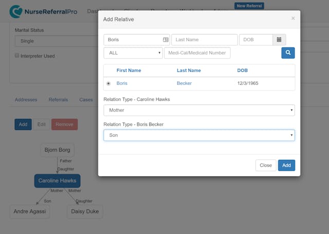 Family Tree - Add New