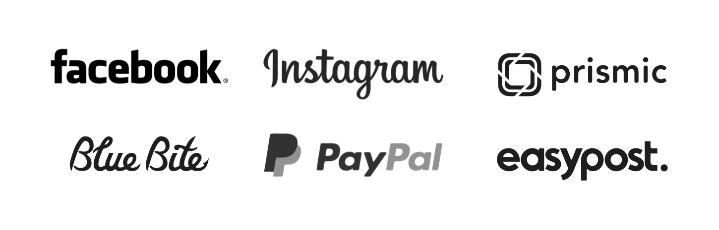 Logos of integration partners for Sneaker Con app