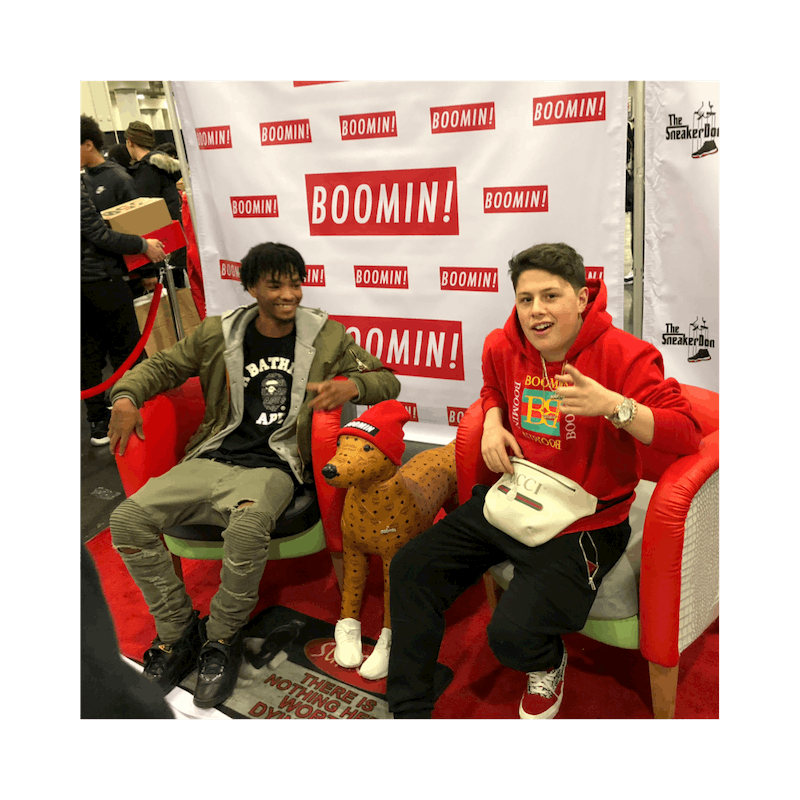 Sneaker Con New York with influencer