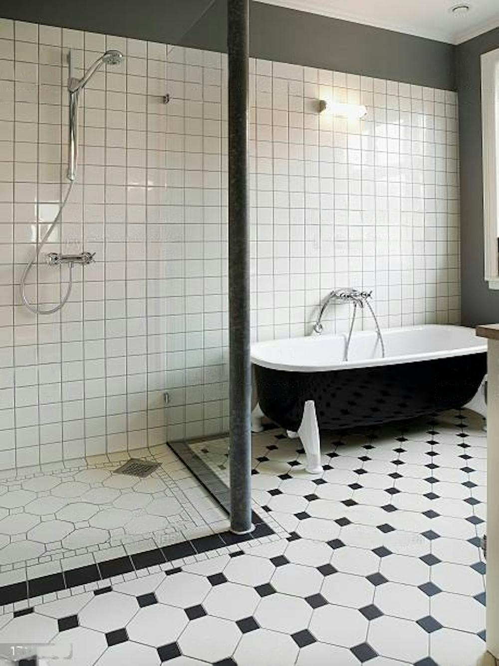 Geometric Shapes chequered tile
