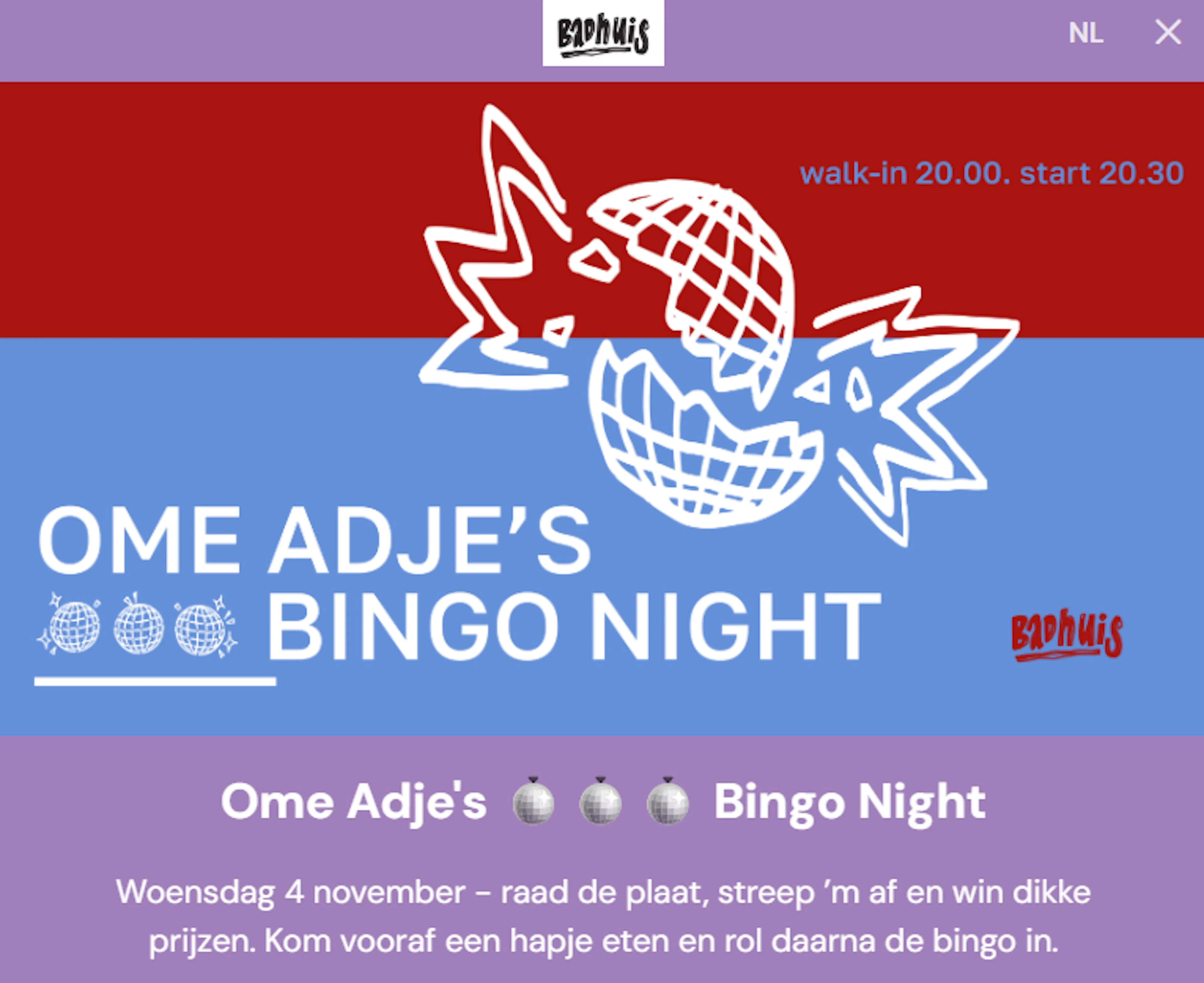Ome Adje's DISCO bingo Night