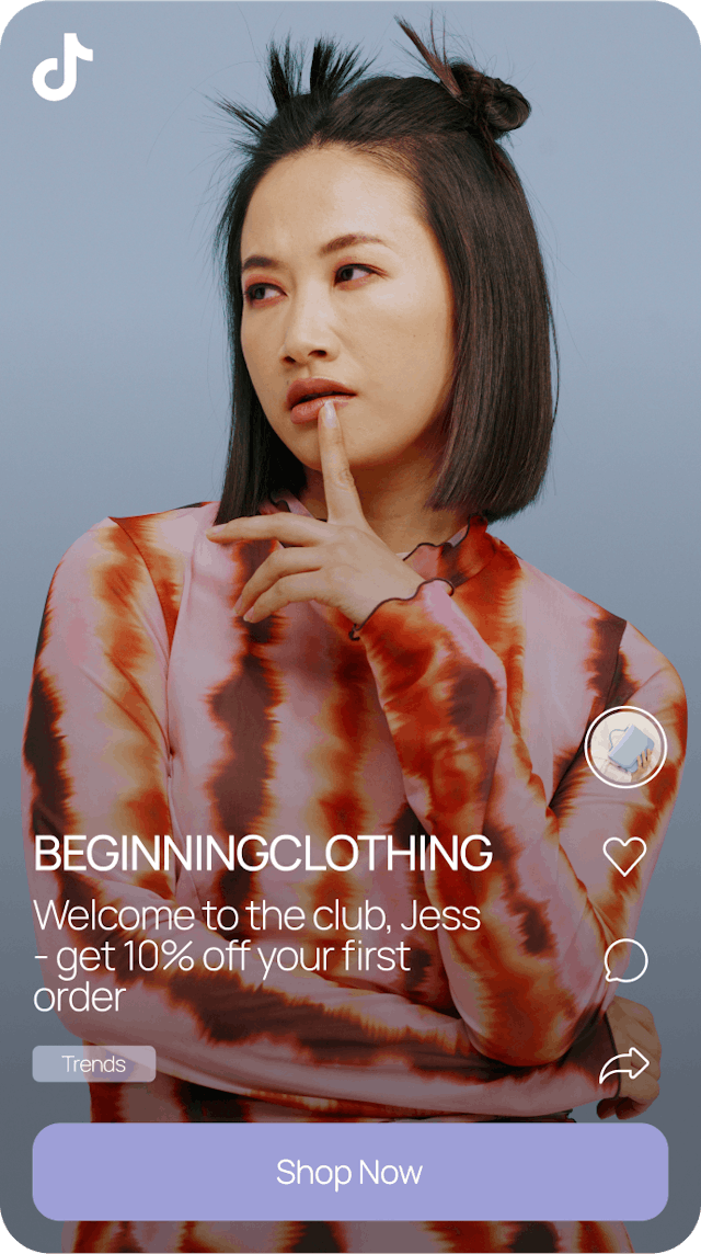 tiktok add example