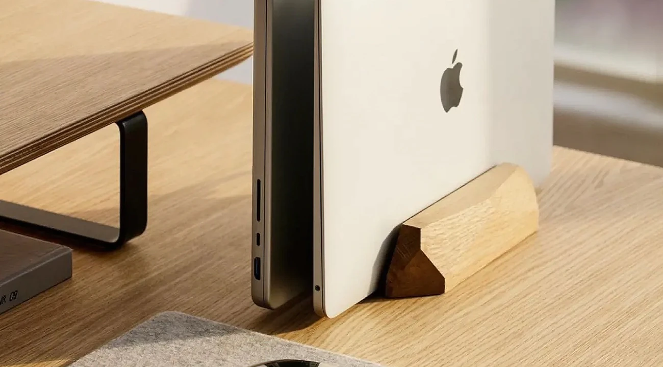 laptop on the table