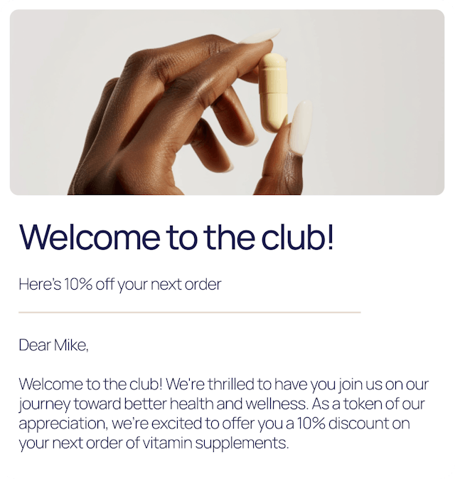direct mail example