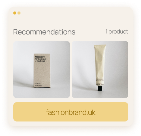 Product recommendations