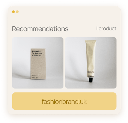 Product recommendations