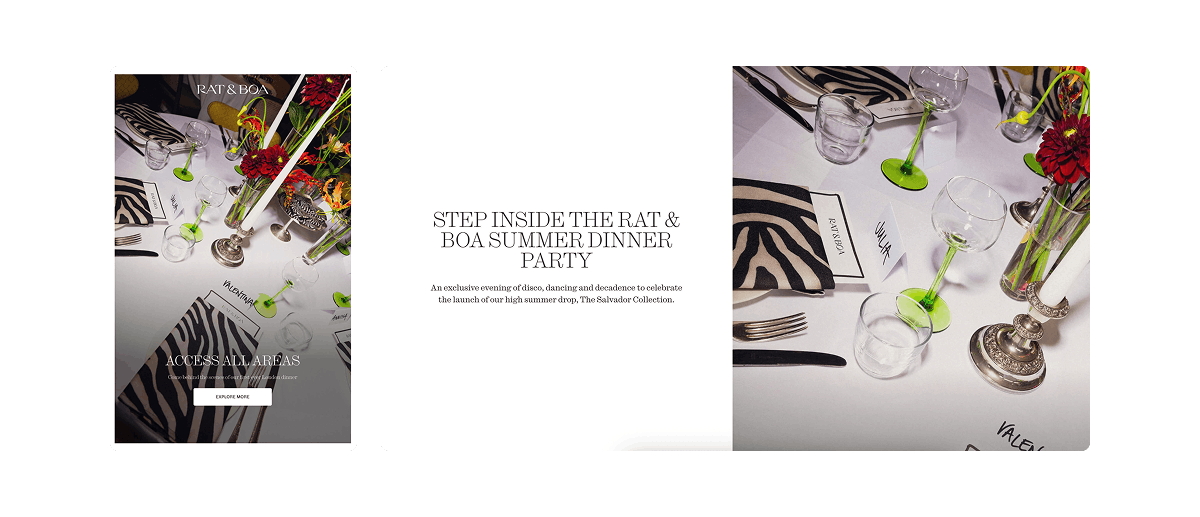 Rat and Boa innovative marketing campaign 2025