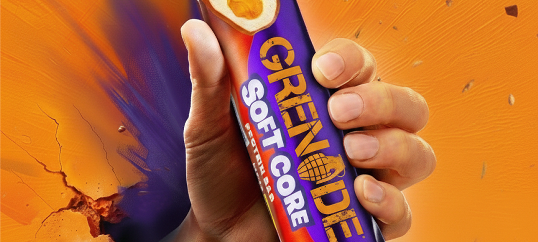 Grenade creme egg card 