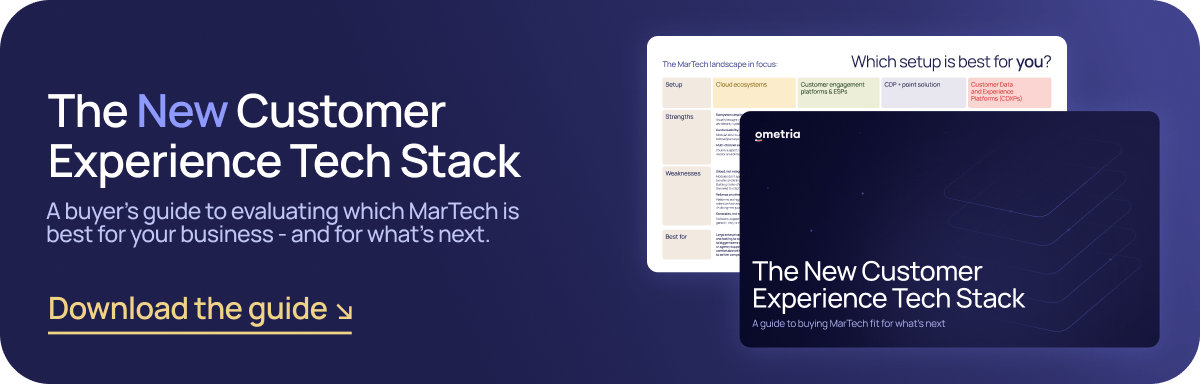The New Customer Experience Tech Stack