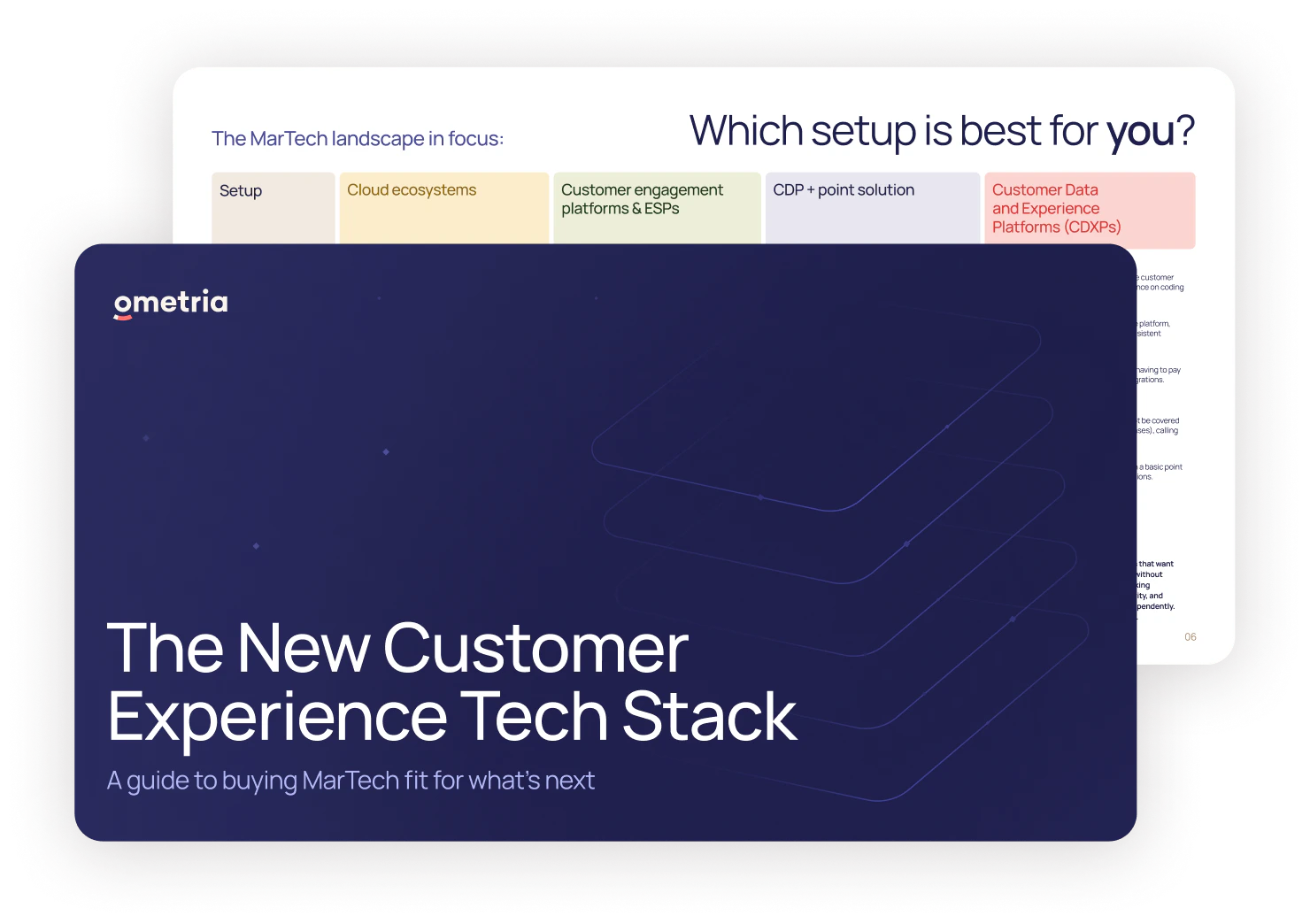 Ometria | Buyer's Guide | The New Customer Experience Tech Stack