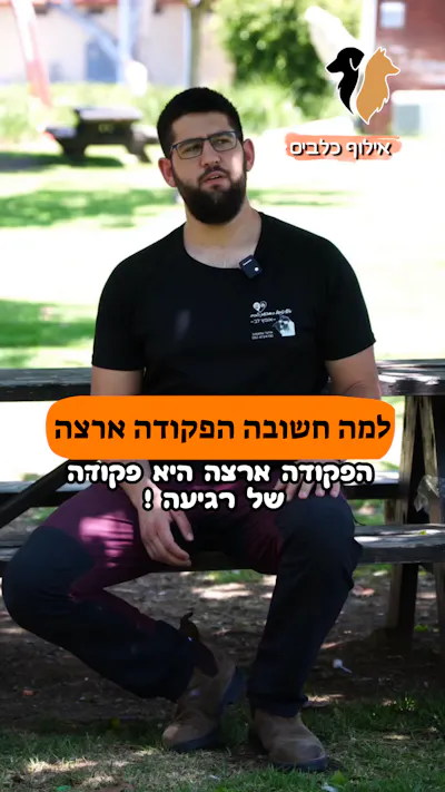 למה הפקודה ארצה חשובה?