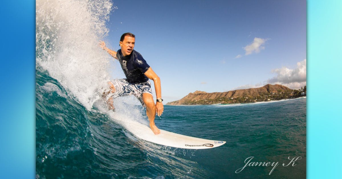 Photo of Stuart Coleman surfing
