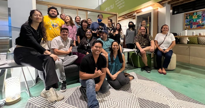 Participants in Purple Mai‘a Foundation's Hiapo Program
