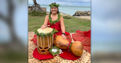 Photo of Diane Paloma with hula implements