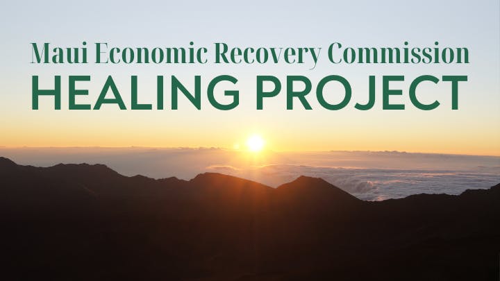 Maui Economic Recovery Commission Healing Project