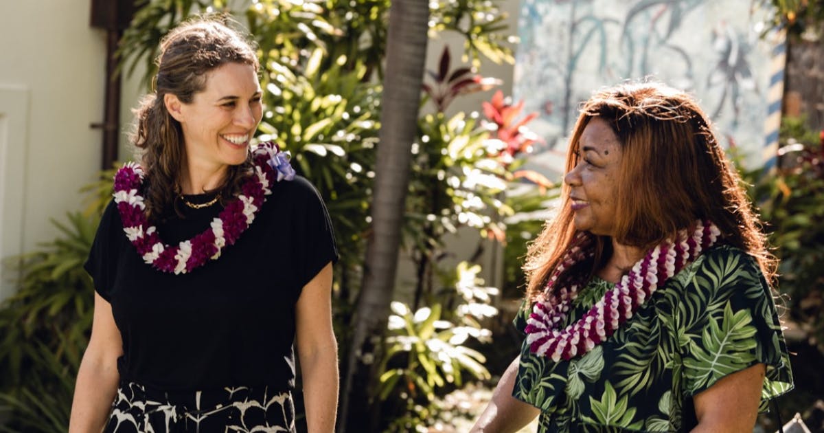 Photo of Dawn Lippert and Catherine Coleman Flowers