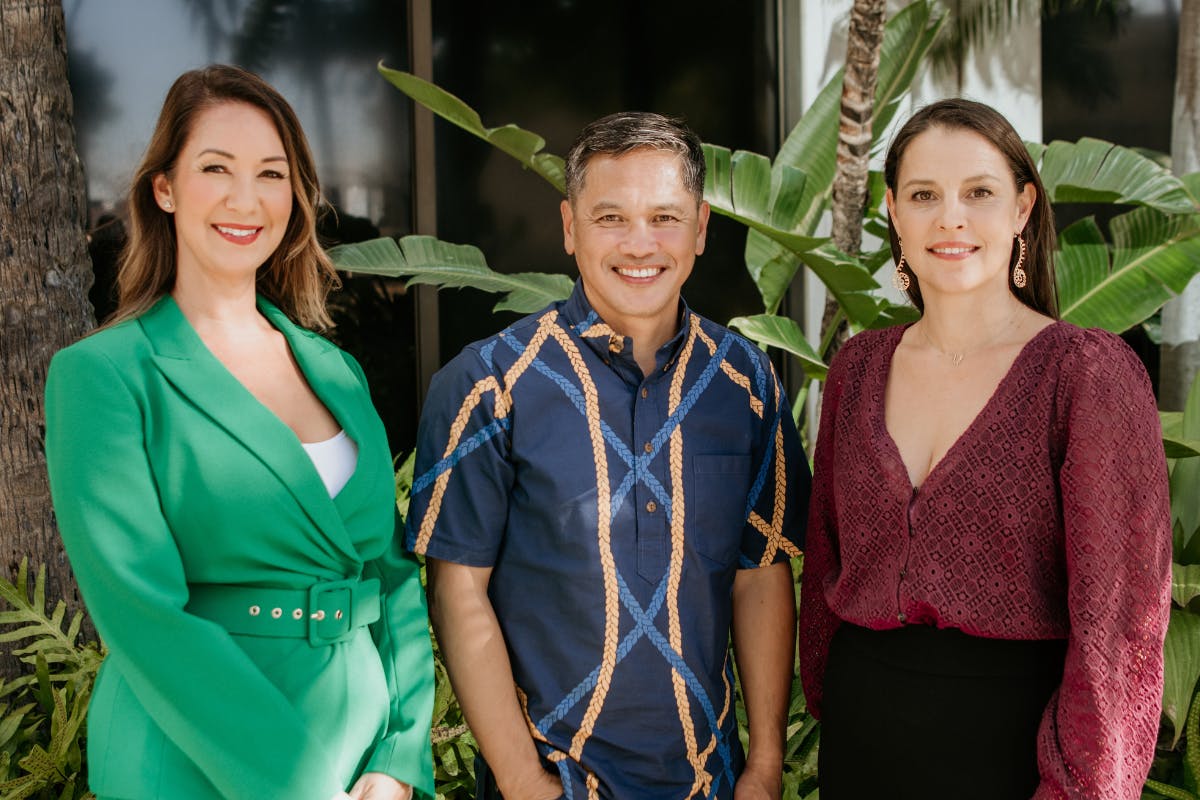 Photo of Vicky Hanes, AJ Halagao, Laura Reichhardt