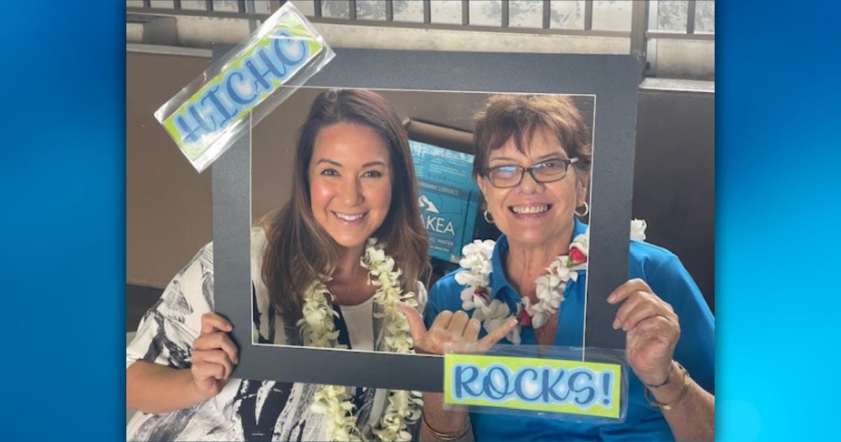 Photo of Vicky Hanes and another staff member for Hawai‘i Island Community Health Center